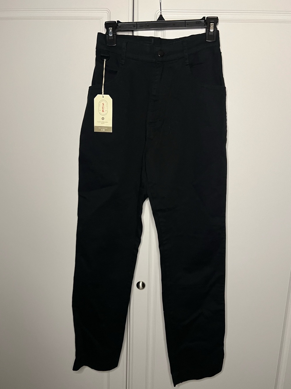 NWT SÜK Workwear Plain Pant Discreet Black Utility Carpenter Pants